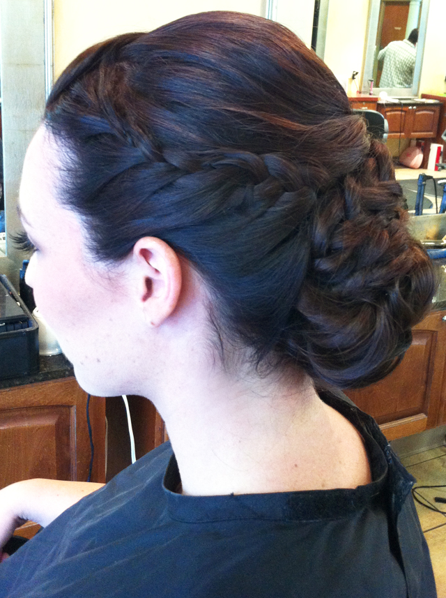 Kate Middleton Updo Finished Look